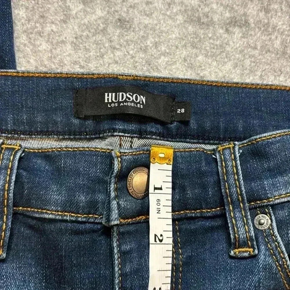 Hudson Nico Cigarette Fit with Unique Metal Detail, Size 28. - Picture 10 of 12